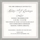 Silver Glittered Die-cut Frame Invitations Image 2 of 2